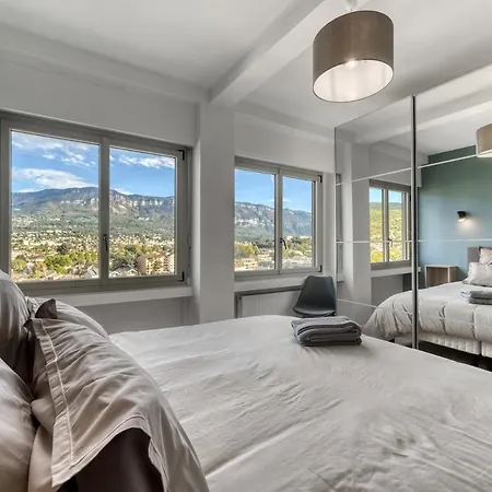Apartman Avec Vue Panoramique Sur Le Du Bourget
